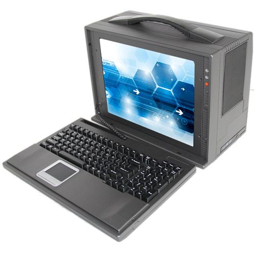 BCP9300T下翻式便攜工控機 寶創源科技打造的移動工控新標桿
